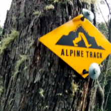 Australian Alps Walking Track marker