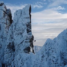 Cuillin Ridge in winter