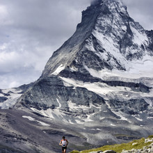 The Matterhorn & Kilian Jornet, photo by Ian Corless