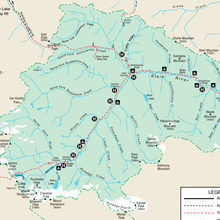 Stein Valley Traverse map