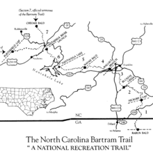 bartram trail nc ga route map