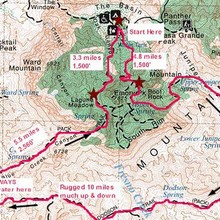 Outer Mountain Loop map