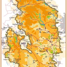 Peak District Boundary Walk map