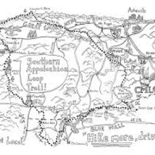 Southern Appalachian Loop Trail (SALT) map