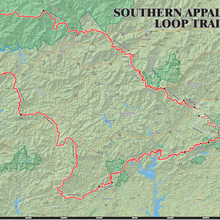 Southern Appalachian Loop Trail (SALT) map