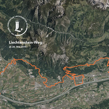 Liechtenstein-Weg map