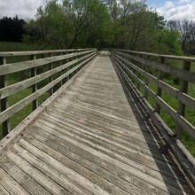 Oak Creek trail Bridge past Loma