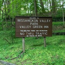 Wissahickon Valley Park Entrance Sign