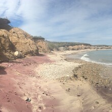 Red Sand and Hoodoos in Montauk