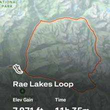 Cindy Gonzalez - Rae Lakes Loop (CA)