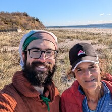 Kyle Andrews, Michelle McCraw - Plum Island - out and back (MA)