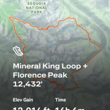 Cindy Gonzalez - Mineral King Loop (CA)