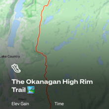 Marina Striker - Okanagan High Rim Trail (BC, Canada)