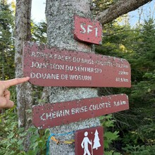André Lafortune - La Grande Traversée des Sentiers frontaliers - SF1 - Chartierville à Woburn (QC, Canada)