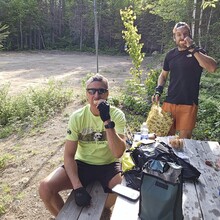 Jean-Pierre Lacasse, Mike Gaudreault - IPA FunRun back and forth