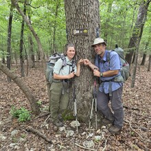 Ferrell Moultrie, Josh Granderson, Elizabeth Granderson - Ozark Highlands Trail (AR 325mi route per OHTA)