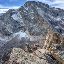 Rachel McIlwain - Arrowhead Ascent via South Ramp from Bear Lake TH