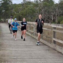 Megan Mitchell, Emily Drough, Jesse Dixon, Gibson Paxman - Ballarat to Skipton Rail Trail