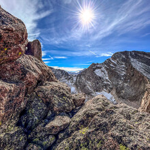 Rachel McIlwain - Arrowhead Ascent via South Ramp from Bear Lake TH