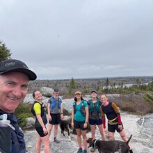 Robyn Wright, Emily Davenport, Carolane Pitre, Rob Clarke, Luc Doucet - Bluff Wilderness Hiking Trail (NS, Canada)