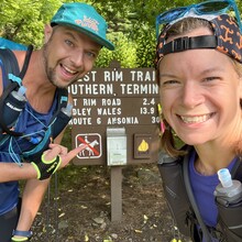 Jessica Eager, James Miller - West Rim Trail (Lycoming County, PA)