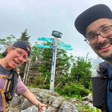 Marilyn Dube, Julien Bras - La Grande Traversée des Sentiers frontaliers - SF1 - Chartierville à Woburn (QC, Canada)