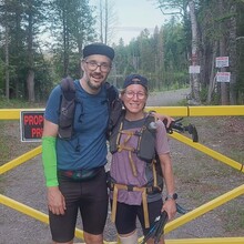 Marilyn Dube, Julien Bras - La Grande Traversée des Sentiers frontaliers - SF1 - Chartierville à Woburn (QC, Canada)