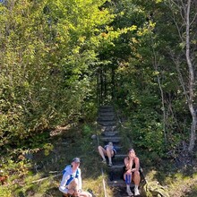 Julian Babineau-Burns, Alexia Marcotte, Katia Marcotte - Presidential Traverse (NH)