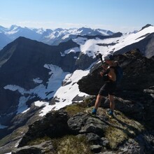 Christian Brurås, Thomas Riis - Sylvkallen-Dalegubben-litledalshornet-Høgrestinden ridge traverse (Norway)