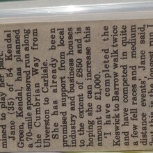 Jane Robinson - Cumbria Way (United Kingdom)