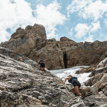 Jazmine Lowther, Michelino Sunseri, Connor Burkesmith - Grand Middle South Teton Trifecta