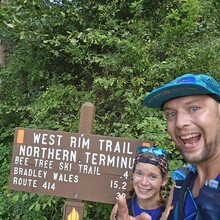 Jessica Eager, James Miller - West Rim Trail (Lycoming County, PA)