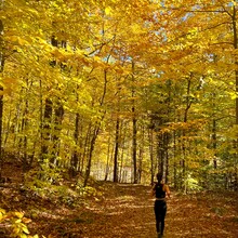 Anne Sophy Lainesse, Caroline Therrien - Great Trail in Gatineau Park (QC, Canada)