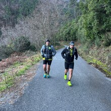 Fabio Antonucci, Gaspare Adragna - Trittico del Monte Serra running (Italy)