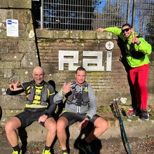 Fabio Antonucci, Gaspare Adragna - Trittico del Monte Serra running (Italy)