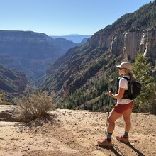 Mike Nanaszko, Brittany Kelley - Grand Canyon R2R2R-alt (AZ)