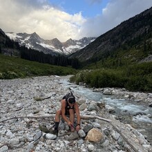 David Dierdorff, Rehn Reiley - Goode Mountain via Northeast Buttress