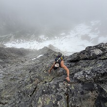 David Dierdorff, Rehn Reiley - Goode Mountain via Northeast Buttress