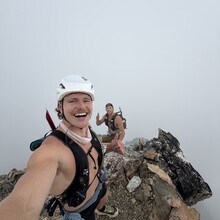 David Dierdorff, Rehn Reiley - Goode Mountain via Northeast Buttress
