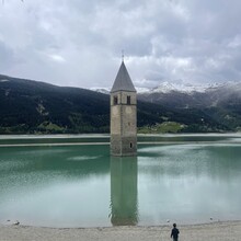 Carina Mackinger - Reschensee Haidersee  Loop / Giro del Lago di Resia (Italy)