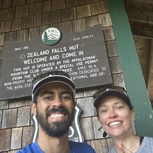 Andre Gutierrez Marty, Liza OConnor - White Mountains Hut Traverse (NH)