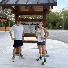April Farnham, Ira Wheeler - Lamoille Valley Rail Trail (VT)