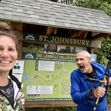 April Farnham, Ira Wheeler - Lamoille Valley Rail Trail (VT)