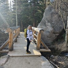 Rachel McIlwain - Arrowhead Ascent via South Ramp from Bear Lake TH
