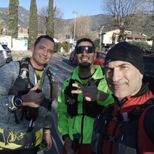 Fabio Antonucci, Gaspare Adragna - Trittico del Monte Serra running (Italy)