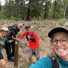 Marcy Beard, John Beard, Art Cook, Robyn Cantor - Mt Yale 360 (CO)