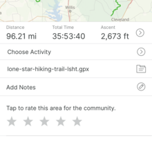 Craig Millikin - Lone Star Hiking Trail (TX)