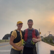 Andréanne Pinard, David Deslauriers - 100km of Sentier International des Appalaches (SIA)