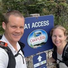 Chantal Demers, Jamieson Hatt - Casque Isles Trail (ON, Canada)