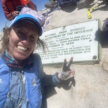 Marie VanZandt - Mt Whitney (CA)
